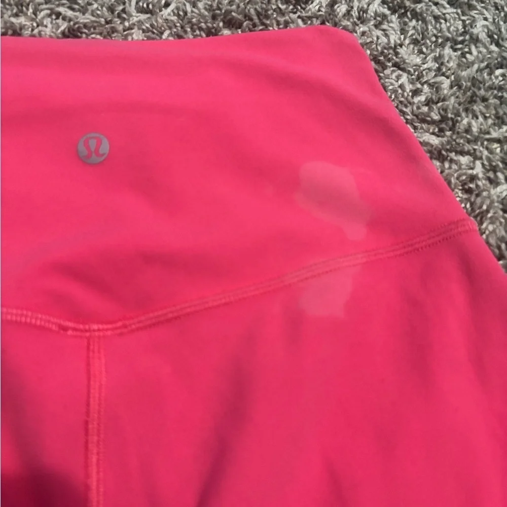 Lululemon Athletica Vibrant Pink Leggings